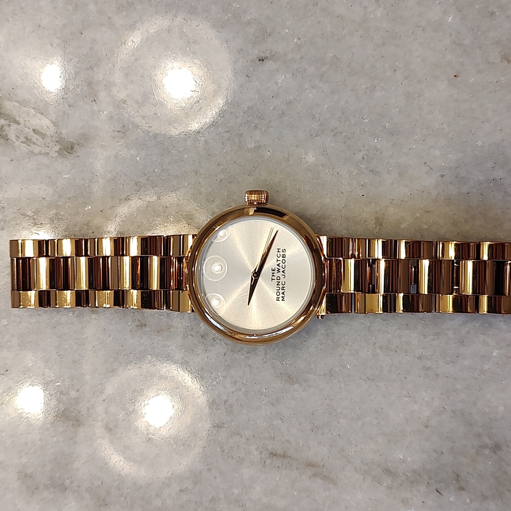 Marc Jacobs quartz silver dial ladies watch
